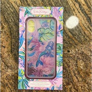 Lilly Pulitzer Glitter IPhone Case “Mermaid in the Shade”